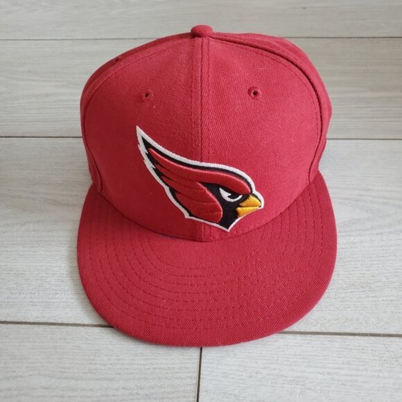 Arizona Cardinals Reebok NFL On Field Team Sideline Fitted 7 1/2 Wool Hat Cap - Picture 1 of 6